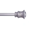 Kenney Fast Fit Easy Install Jamey Curtain Rod In Gray