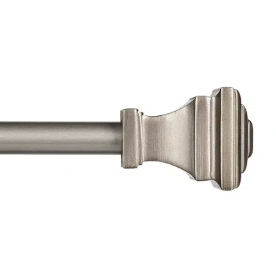 Kenney Fast Fit Easy Install Milton Curtain Rod In Silver
