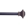 Kenney Fast Fit Easy Install Mission Curtain Rod In Brown