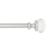 Kenney Fast Fit Easy Install Shania Curtain Rod In Silver