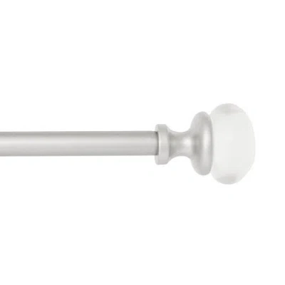 Kenney Fast Fit Easy Install Shania Curtain Rod In Silver