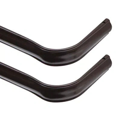 Kenney Fast Fit Easy Install Superior Hold 2 Pack Premium 1 In Adjustable Curtain Rod In Brown