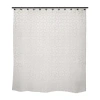 Kenney Geometric Shower Curtain Liner In Gray