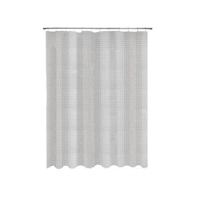 Kenney Lightweight Embossed Peva Shower Curtain Liner, 70" W X 72" H, Smoke In Gray