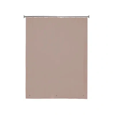 Kenney Lightweight Peva Shower Curtain Liner And C-ring Set, 70" W X 72" H In Tan