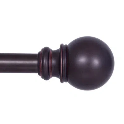 Kenney Manchester  Bryce 3/4" Standard Decorative Window Curtain Rod, 120-170", Bronze