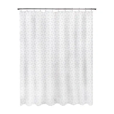 Kenney Peva Animal Print Shower Curtain Liner In White;clear