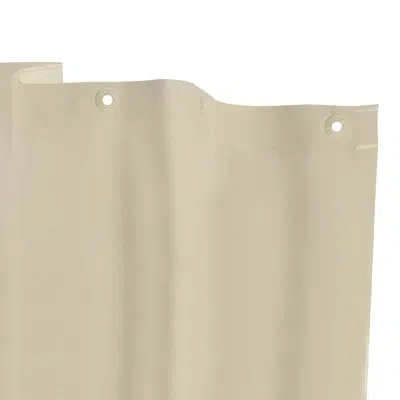 Kenney Peva Solid Shower Curtain Liner In Tan