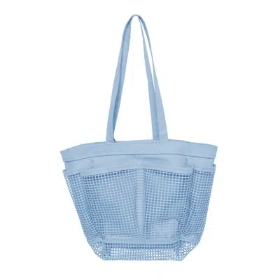 Kenney Portable 7-pocket Mesh Shower Tote, Blue