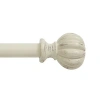 Kenney Rachel 5/8 In Adjustable Curtain Rod In White