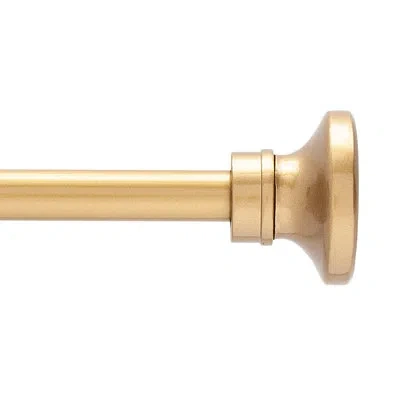 Kenney Richmond  Augusta 5/8" Standard Decorative Window Curtain Rod In Brass