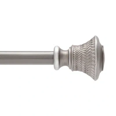 Kenney Richmond  Tasha 5/8" Standard Decorative Window Curtain Rod In Italian Black