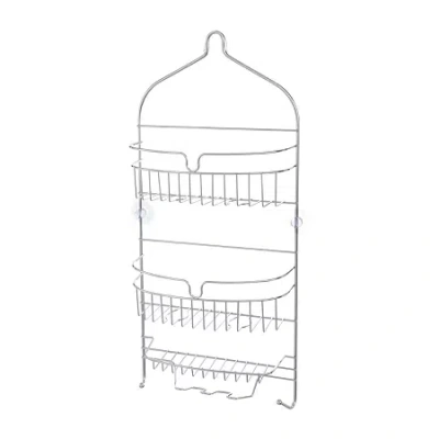 Kenney Rust Proof 3-tier Shower Caddy With Suction Cups In Silver