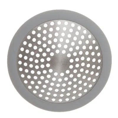 Kenney Rust-proof Bathtub And Shower Drain Cover, 2.8" Diameter In Silver