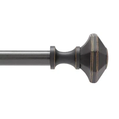 Kenney Sanders 5/8 In Adjustable Curtain Rod In Brown