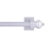 Kenney Sheridan 7/16 In Adjustable Curtain Rod In Silver