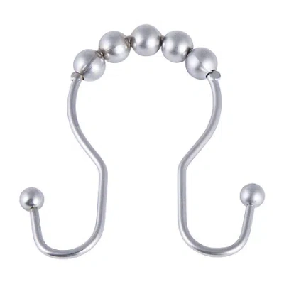 Kenney Shower Curtain Hooks In Silver