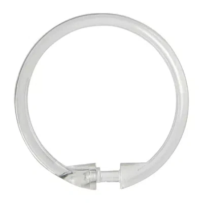 Kenney Shower Curtain Hooks In White