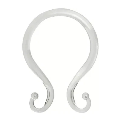 Kenney Shower Curtain Hooks In White