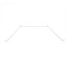 Kenney Standard Bay Window Rod In White