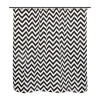 Kenney Step Up Chevron Shower Curtain Liner In Black