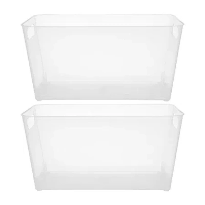Kenney Storage Made Simple Multi Purpose Storage Bin Bathroom Organizer In Transparent