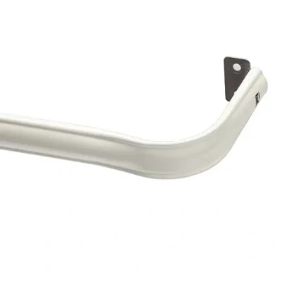 Kenney Superior Hold Premium Lockseam 1 In Adjustable Curtain Rod In White