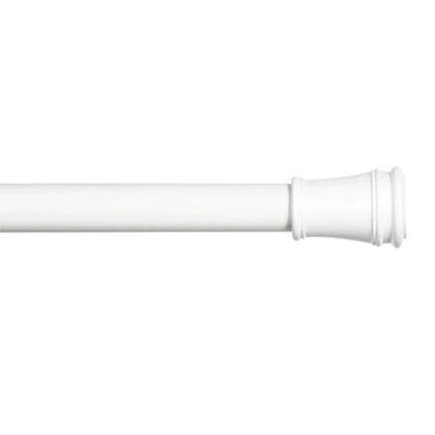 Kenney Twist & Fit 5/8 In Tension Curtain Rod In White