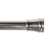 Kenney Twist & Fit No Tools 48-84 In Adjustable Tension Closet/utility Curtain Rod In Silver
