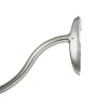Kenney Twist & Fit No Tools Curved 57-72 In Adjustable Tension Shower Curtain Rod In Silver