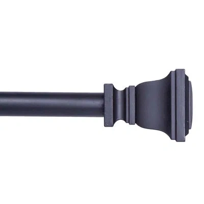 Kenney Tyler 1/2" Fast Fit Easy Install Decorative Window Curtain Rod