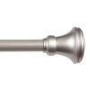 Kenney Vance 5/8 In Adjustable Curtain Rod In Silver