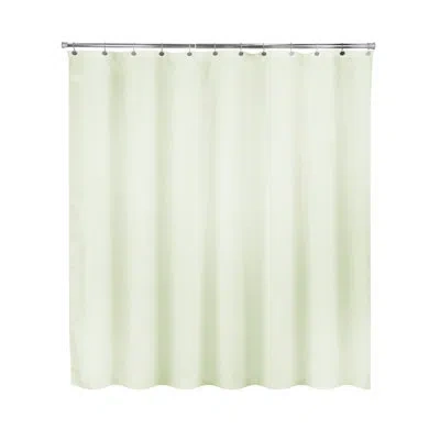 Kenney Water Repellant Jacquard Fabric Shower Curtain, 70" W X 72" H In Green