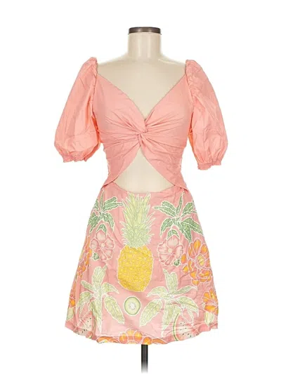 Kenny Flowers Cocktail Dress In Pink