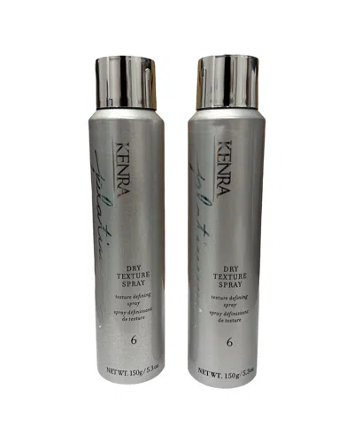 Kenra 10.6oz Platinum Dry Texture Spray 2-pack In Transparent