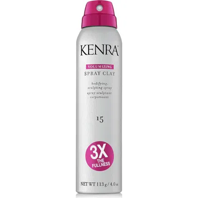 Kenra #15 Volumizing Spray Clay 4 oz In Transparent