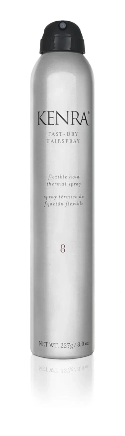 Kenra 8 Fast Dry Hairspray 8 oz In Silver