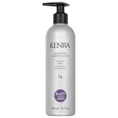 Kenra Professional Smoothing Blowout Lotion 14 Frizz Control Styling Cream 10.1 Oz/300 ml In Gray