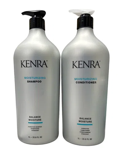Kenra Unisex 33.8oz Moisturizing Shampoo & Moisturizing Conditioner Duo In White