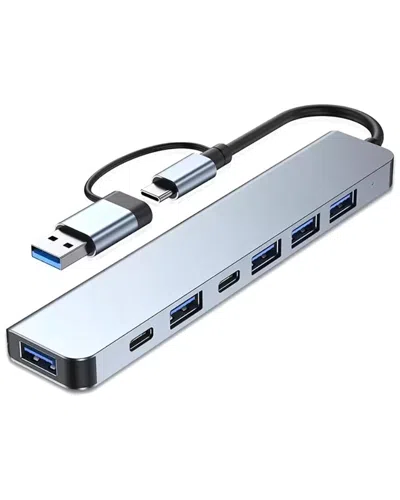 Kenro 7-in-1 Usb-c Hub In Gray