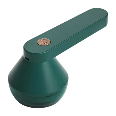 KENRO MINI ELECTRIC LINT REMOVER RECHARGEABLE FABRIC SHAVER - DARK GREEN
