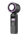 Kenro Mini Portable Folding Fan In Black