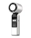 Kenro Mini Portable Folding Fan In Silver