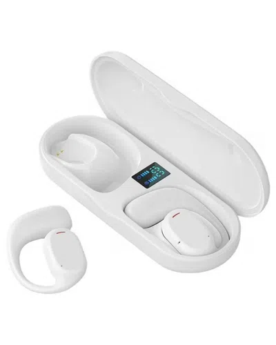 Kenro Open-ear Bone Conduction Wireless Headphones In White