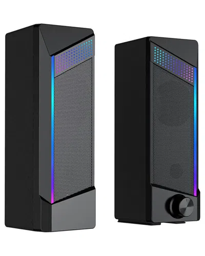 Kenro Rgb Usb Gaming Soundbar In Black