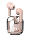 Kenro T2 Crystal Portable Tws Earbuds In Pink