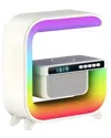 Kenro Wireless Bluetooth Speaker Alarm Clock In Multi