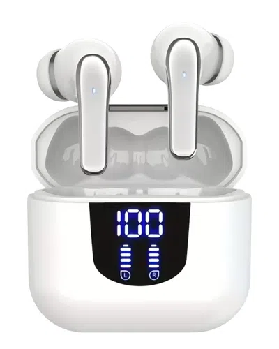 Kenro Wireless Earbuds With Mic In White