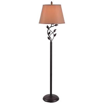 Kenroy Home Ashlen Oil-rubbed Bronze Metal Floor Lamp In Metallic