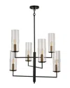 Kenroy Home Caulford 6-light Chandelier In Black